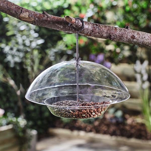 Happy Beaks Squirrel Proof Domed Bird Feeder