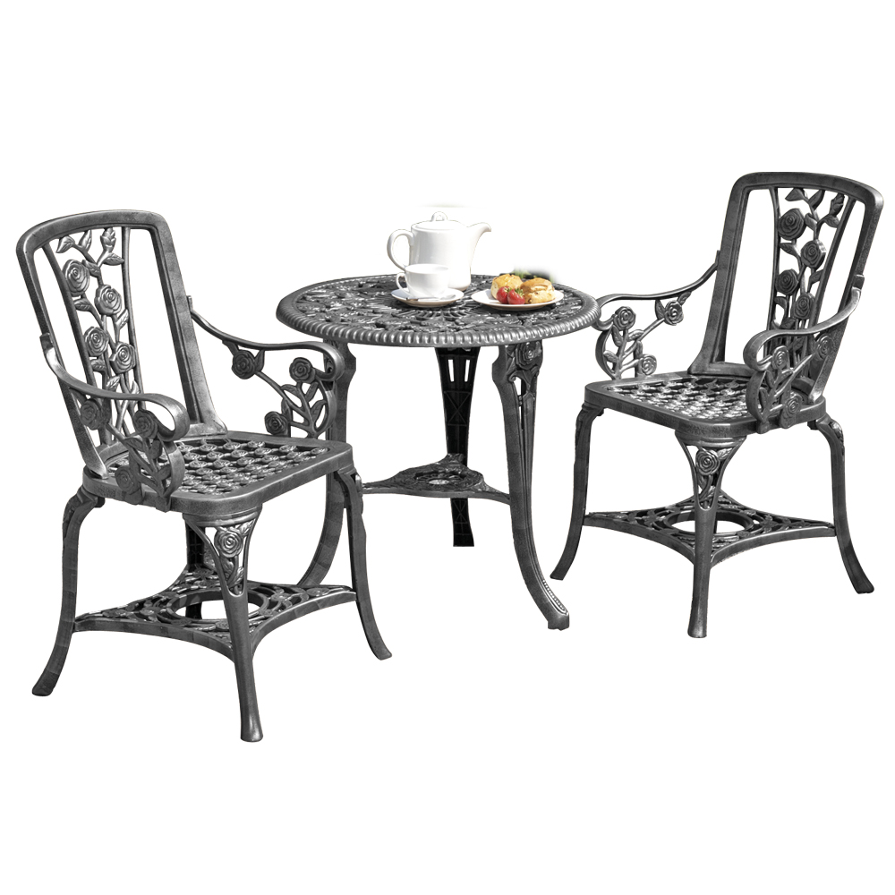 3 piece rose armchair patio set