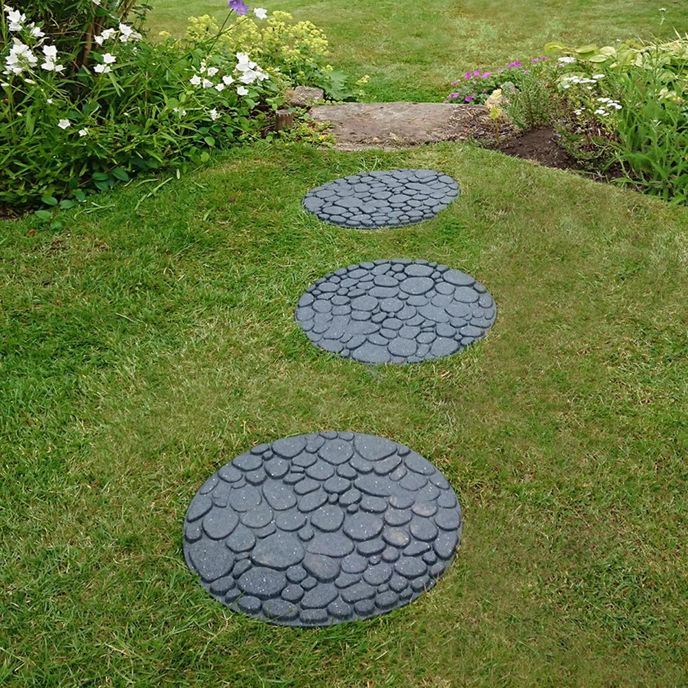 Reversible Eco-friendly River Rock Stepping Stones