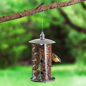 3 seed bird feeder