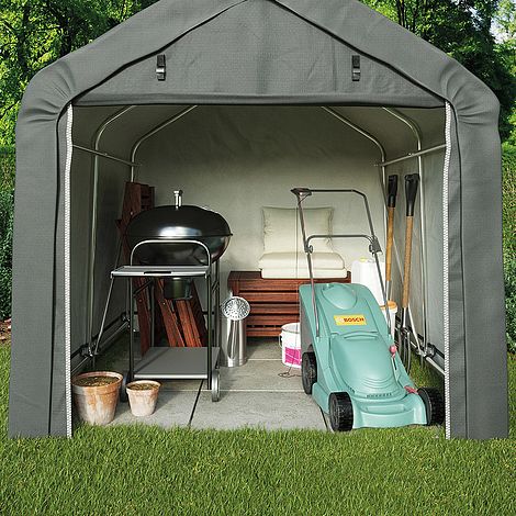 garden gear heavy-duty portable shed 6x6 foot thompson