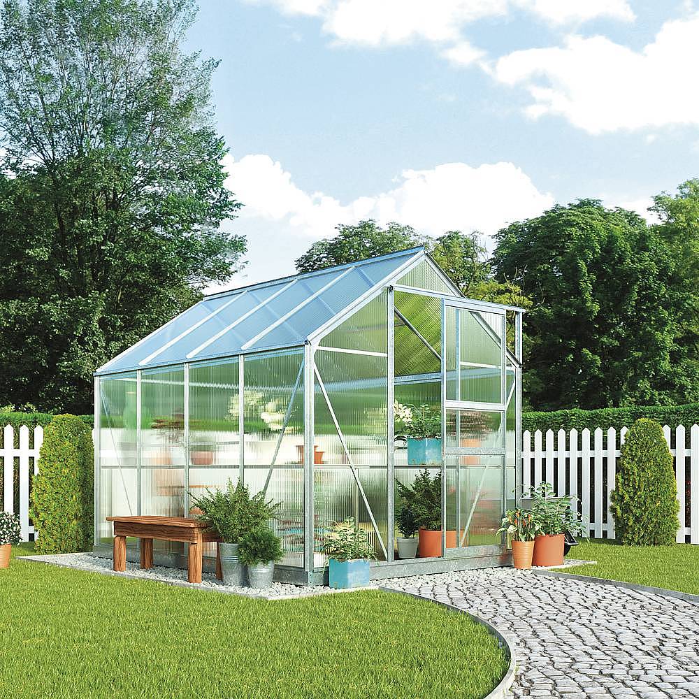 Garden Grow Traditional Greenhouse 6.2 X 6.2 X 6.6ft | Thompson & Morgan