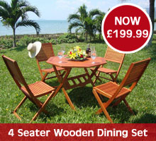 4 Seater Wooden Dining Set