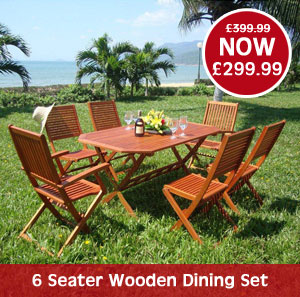 6 Seater Wooden Dining Set